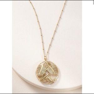 Stella & Dot Filigree Botanical Necklace
